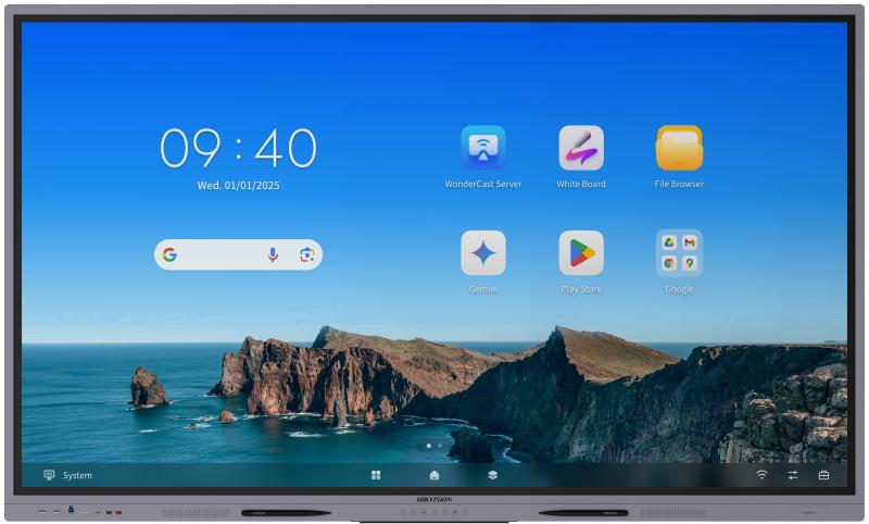 Màn hình tương tác Hikvision DS-D5A86RB/A3 86 inch 4K UHD - góc nhìn trực diện